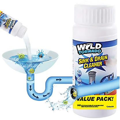 WILD TORNADO – Limpiador Potente para Drenajes y Fregaderos 🚿+ ENVIO GRATIS🔥😱
