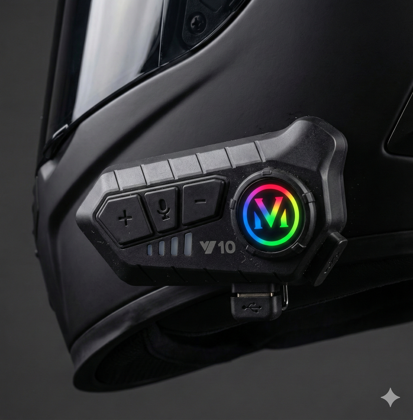 RiderLink V10™ - Sistema de Audio y Manos Libres para Casco