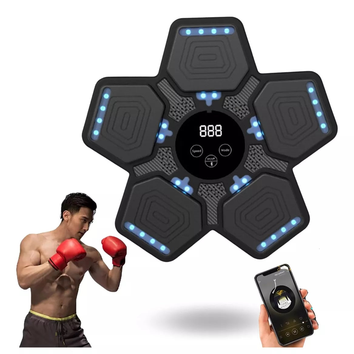 SmartBox Fit™ - Máquina de Boxeo Profesional con Bluetooth